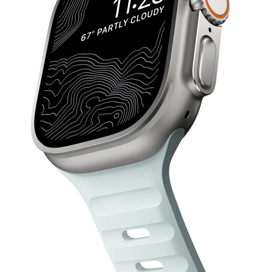 Ремінець NOMAD Sport Band для Apple Watch 42/44/45/46/49mm - Icy Blue Glow (NM01123385)
