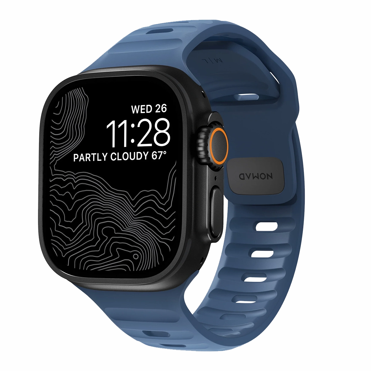 Ремінець NOMAD Sport Band для Apple Watch 42/44/45/46/49mm - Naval Blue (NM014919858)