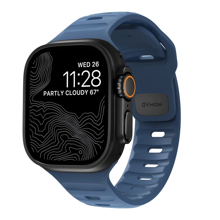 Ремінець NOMAD Sport Band для Apple Watch 42/44/45/46/49mm - Naval Blue (NM014919858)
