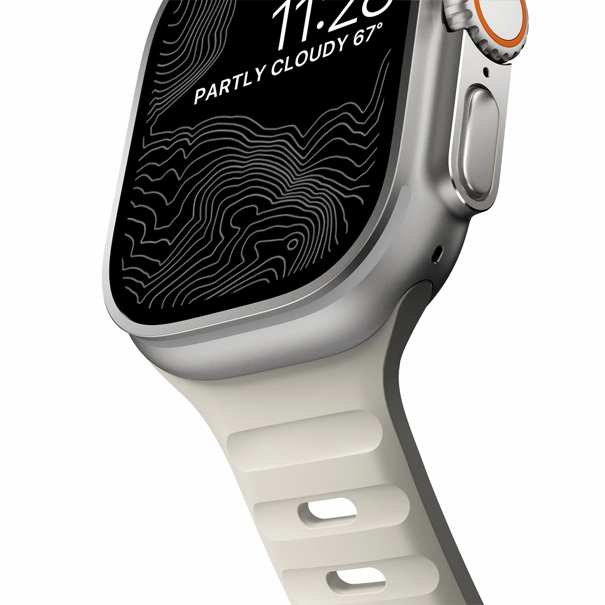 Ремінець NOMAD Sport Band для Apple Watch 42/44/45/46/49mm - Stone (NM014896858)