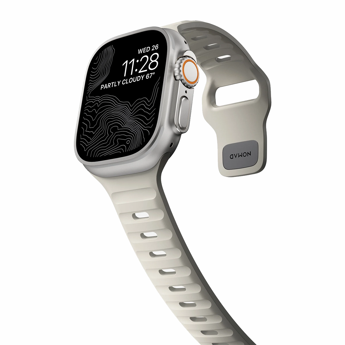 Ремінець NOMAD Sport Band для Apple Watch 42/44/45/46/49mm - Stone (NM014896858)