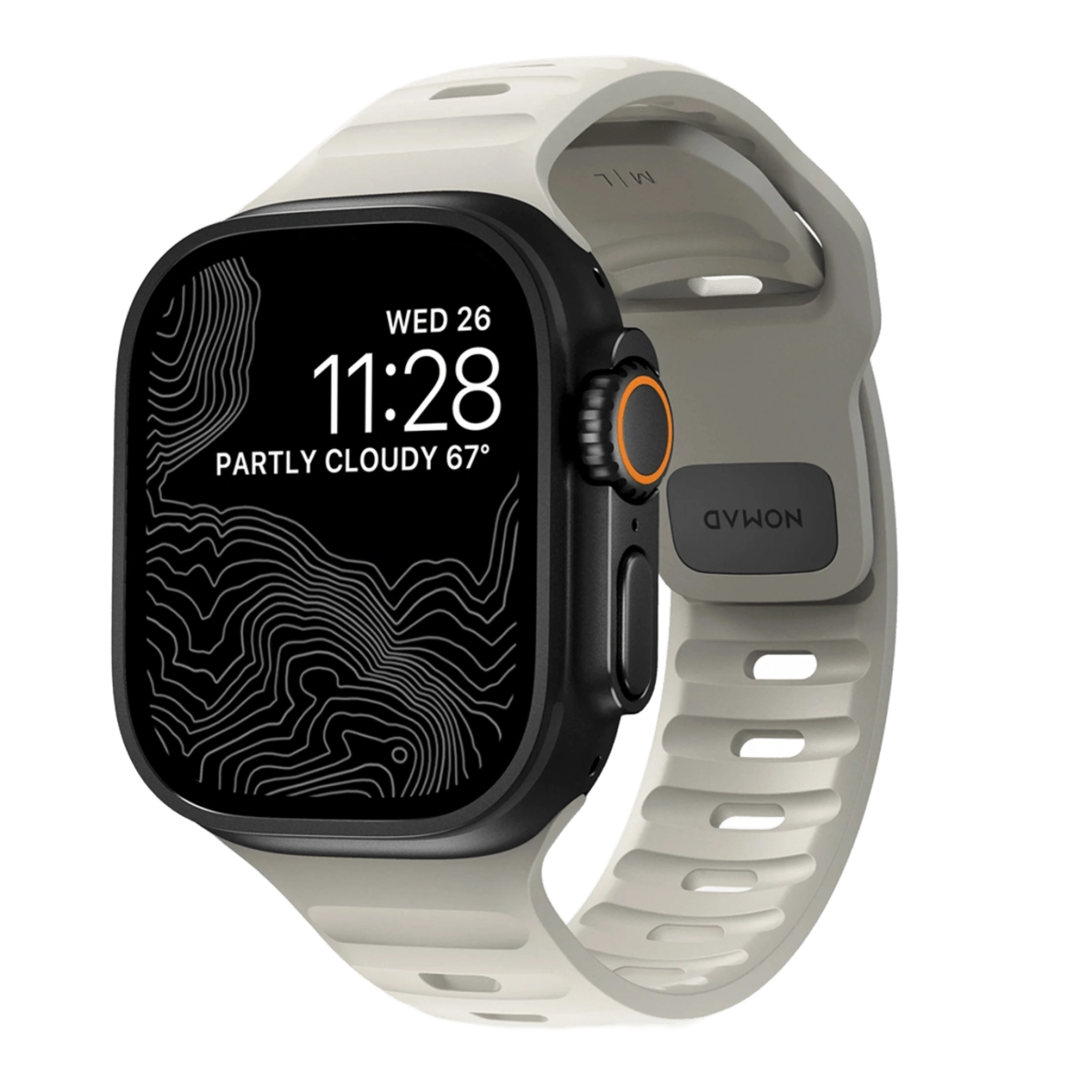 Ремінець NOMAD Sport Band для Apple Watch 42/44/45/46/49mm - Stone (NM014896858)