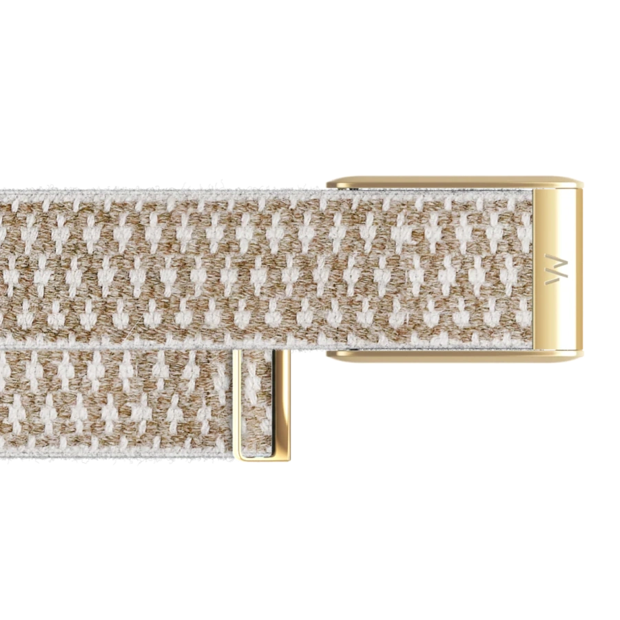 Ремешок WHOOP CloudKnit Luxe Band | Haze with Gold для WHOOP 5.0 (810114362914)