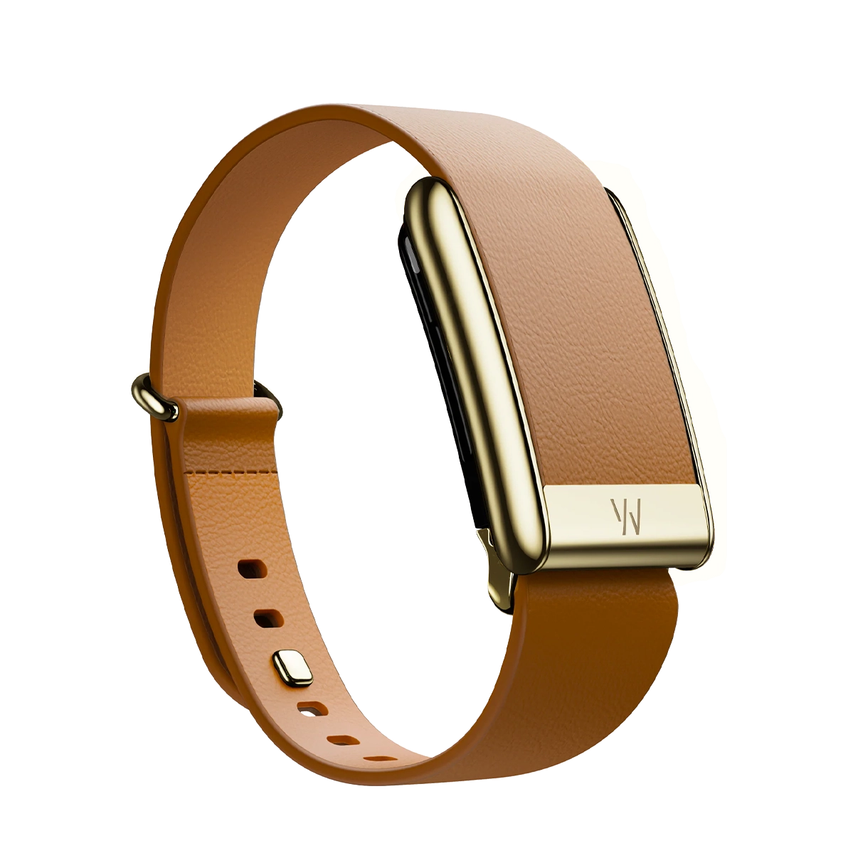 Ремінець WHOOP LeatherLuxe Tapered Band | Camel with Gold - Size S для WHOOP 5.0 (810114362174)