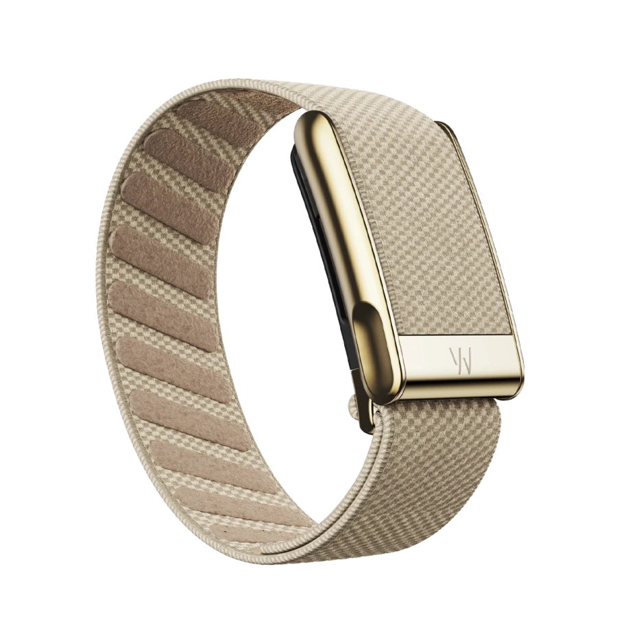 Ремінець WHOOP SuperKnit Luxe Band | Dune with Gold для WHOOP MG (810114362563)