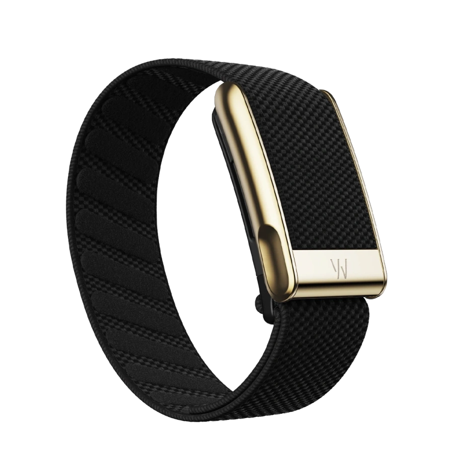 Ремінець WHOOP SuperKnit Luxe Band | Obsidian with Gold для WHOOP MG (810114362549)