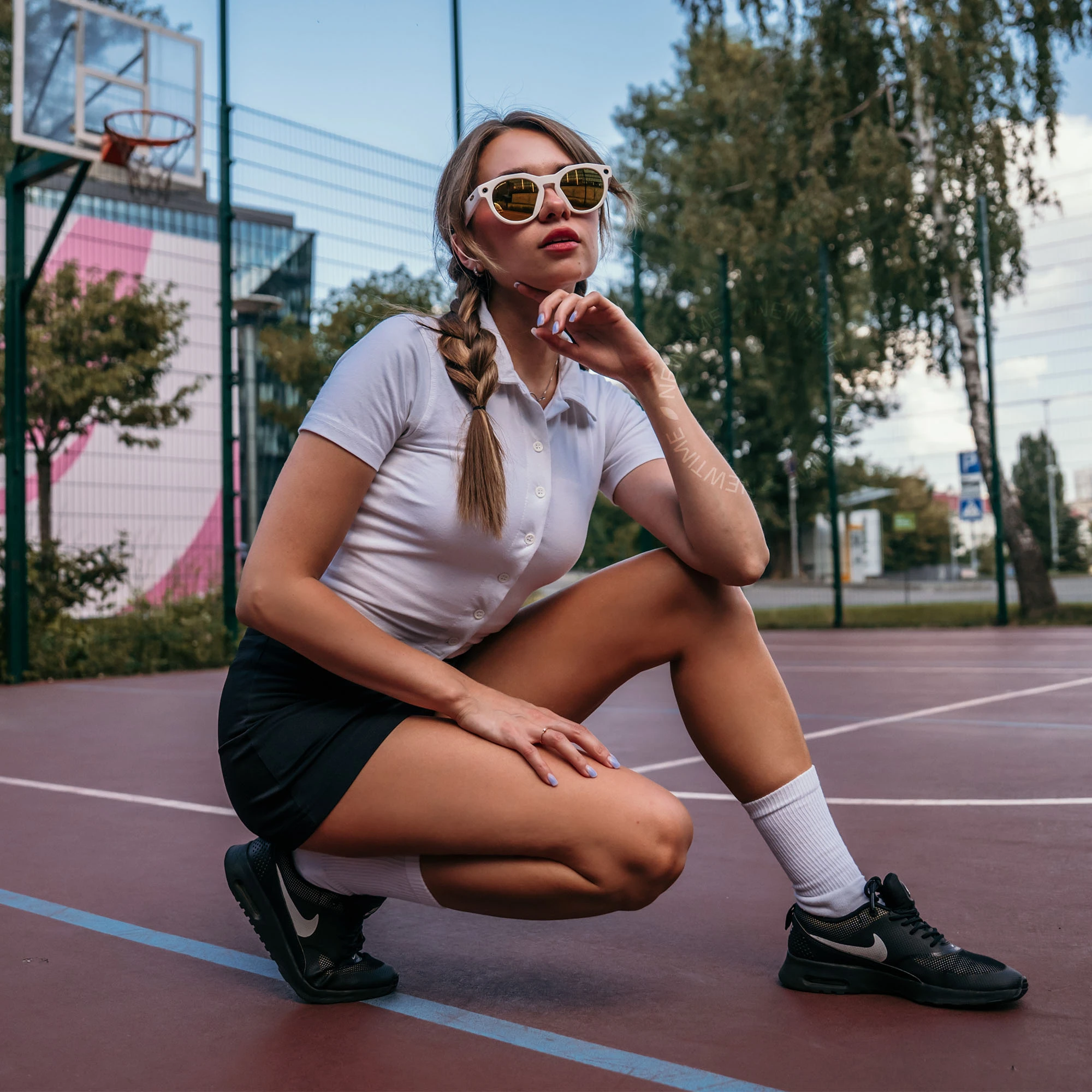 Смарт-окуляри Oakley | Meta HSTN Limited Edition - Desert 24K Prizm Polar (OW8002‑0151)