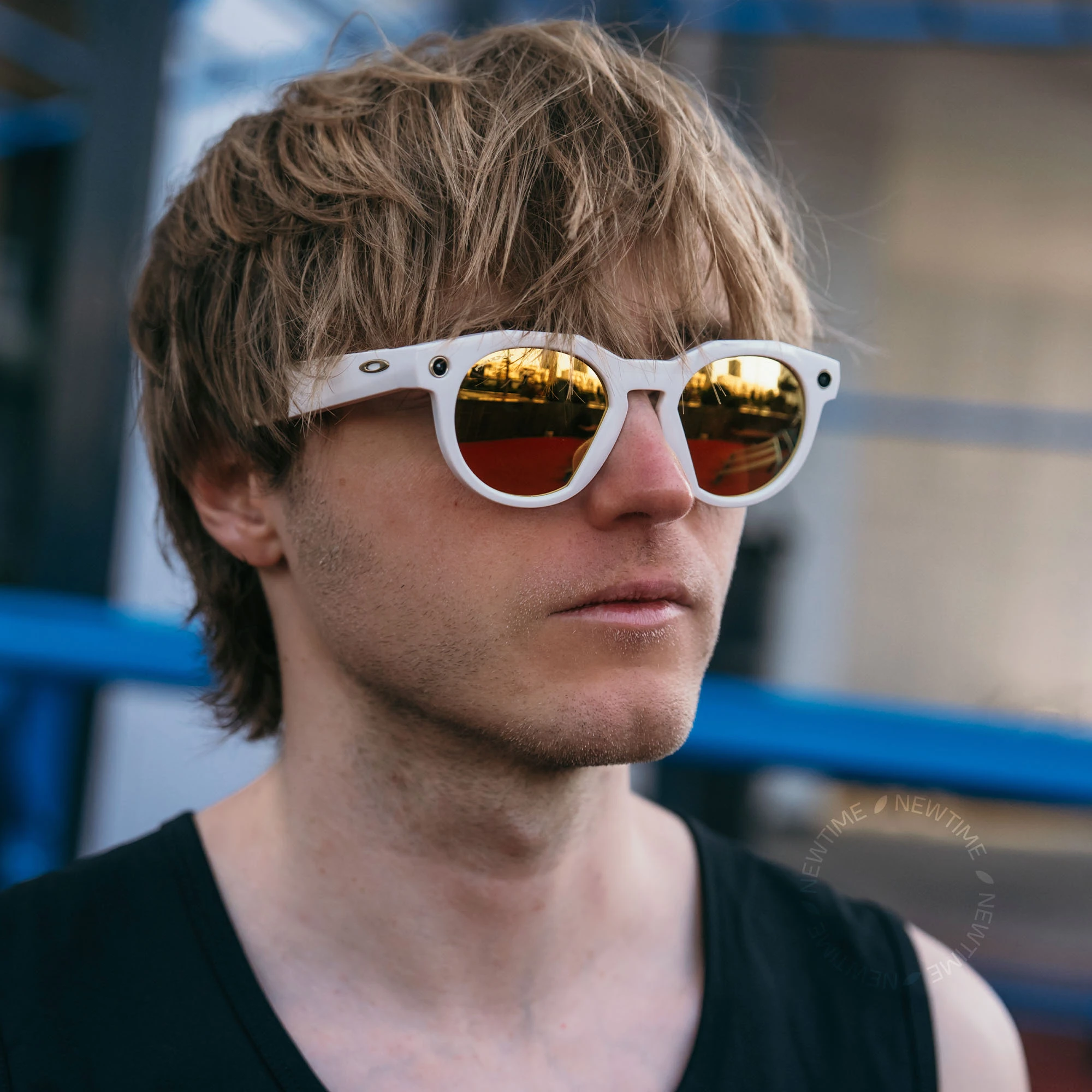 Смарт-окуляри Oakley | Meta HSTN Limited Edition - Desert 24K Prizm Polar (OW8002‑0151)