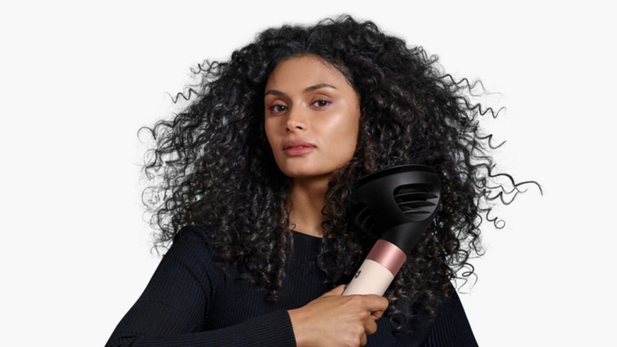 Стайлер для кучерявого волосся Dyson Airwrap i.d. Multi-Styler and Dryer Curly+Coily - Ceramic Pink/Rose Gold (601926-01) EU