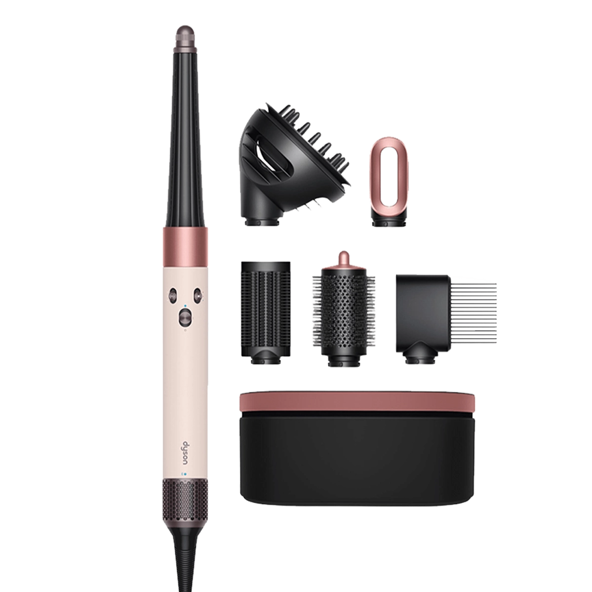 Стайлер для кучерявого волосся Dyson Airwrap i.d. Multi-Styler and Dryer Curly+Coily - Ceramic Pink/Rose Gold (601926-01) EU