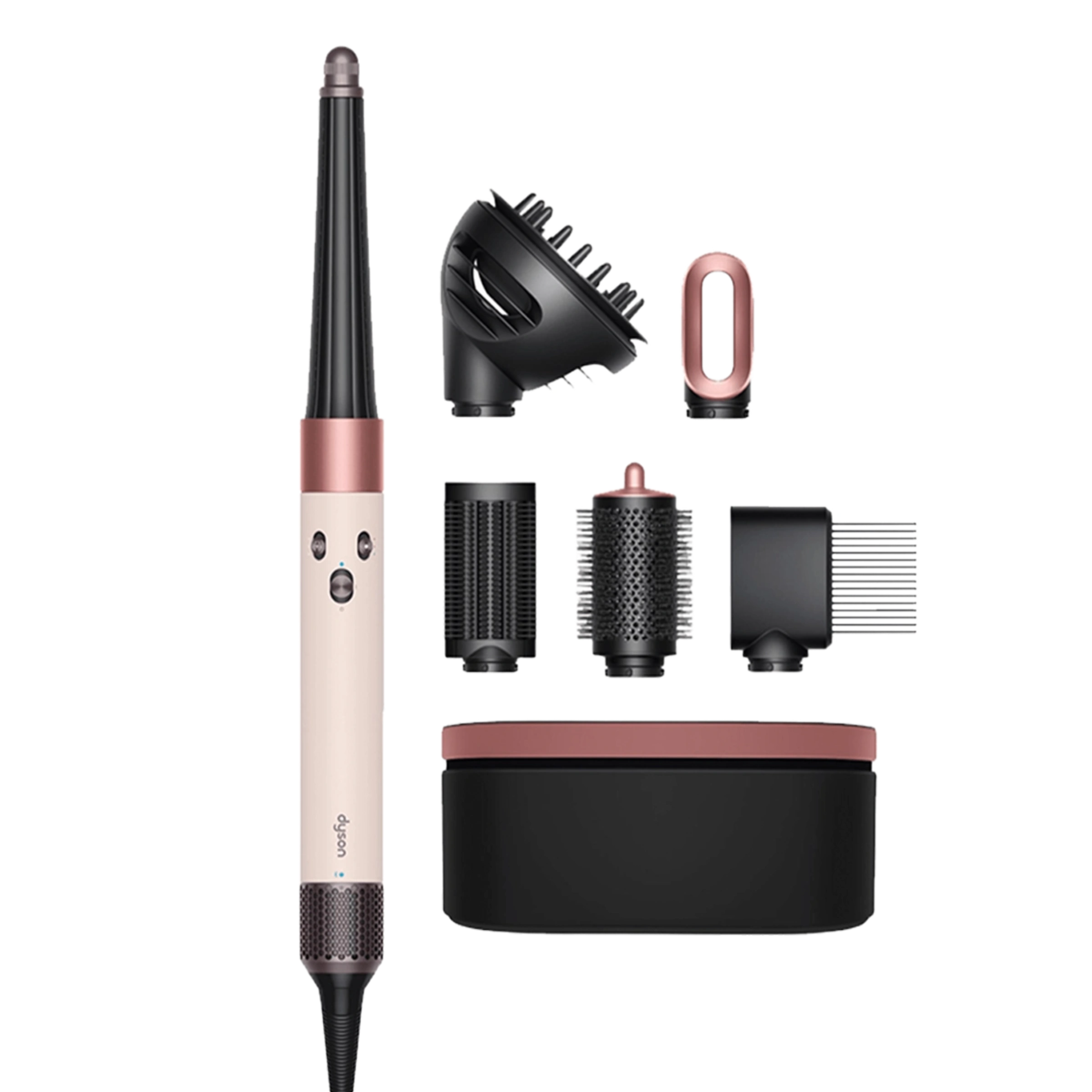 Стайлер для кучерявого волосся Dyson Airwrap i.d. Multi-Styler and Dryer Curly+Coily - Ceramic Pink/Rose Gold (601926-01) EU