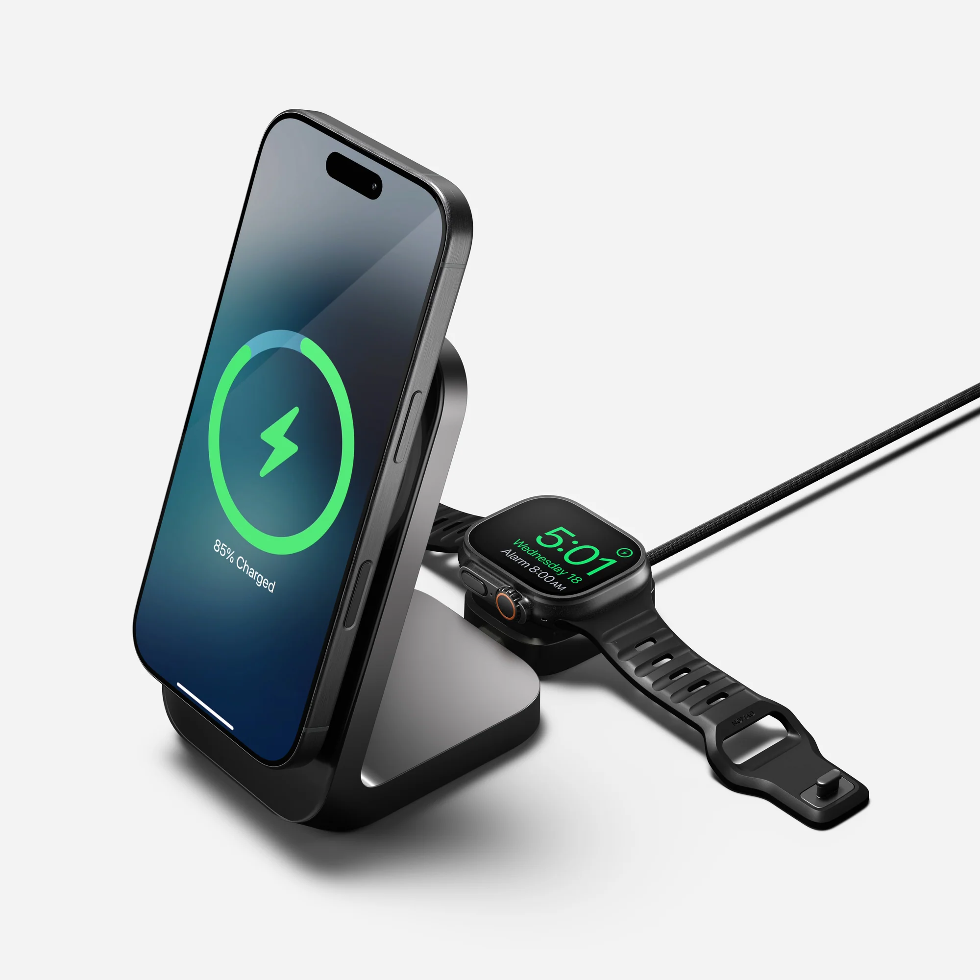 Универсальный кабель Nomad USB-C Kevlar Universal Cable для Apple Watch [1.5 m] - Carbide (NM014780858)