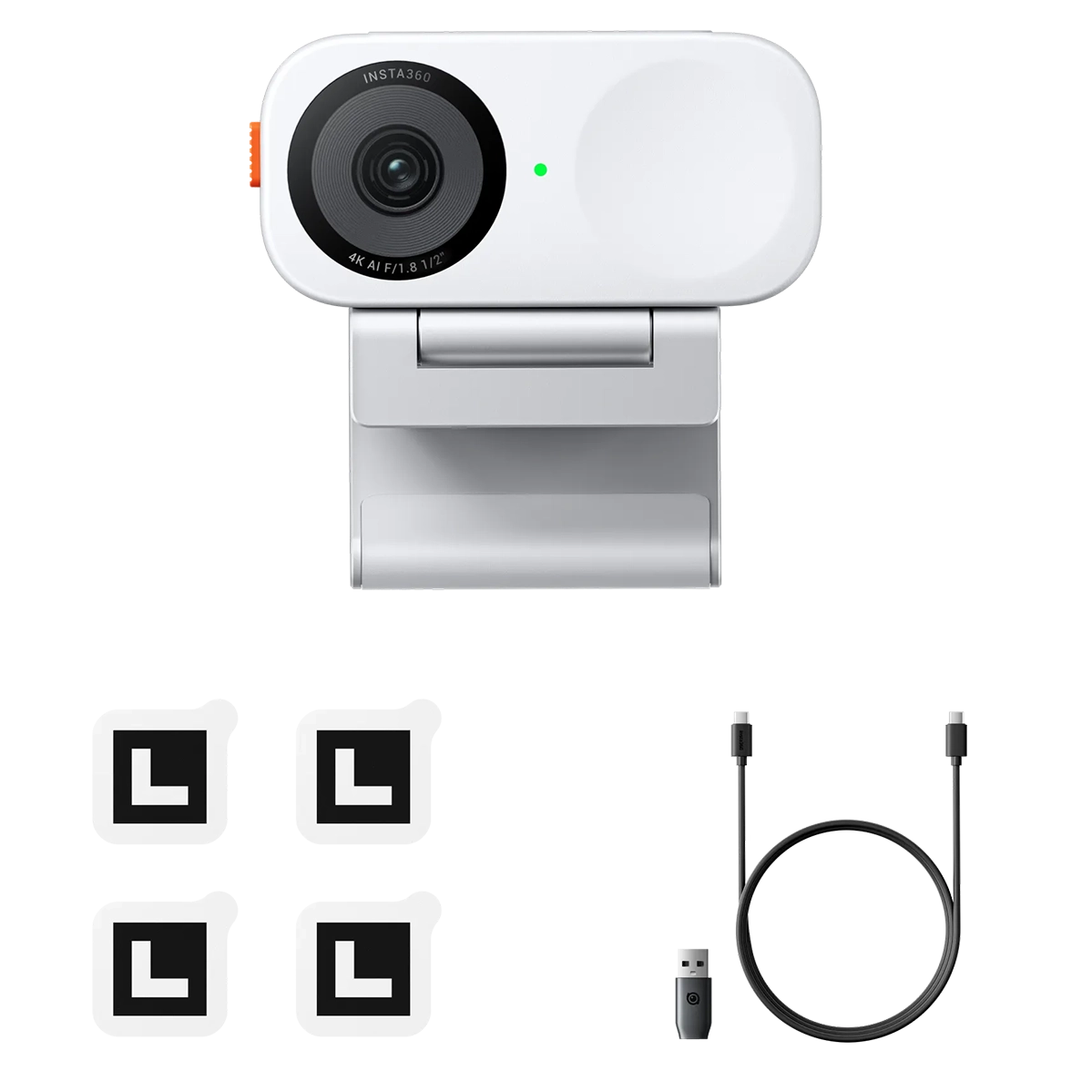 Веб-камера Insta360 Link 2C [Standard Bundle] - Arctic White (CINSABNA_LINK2C06)