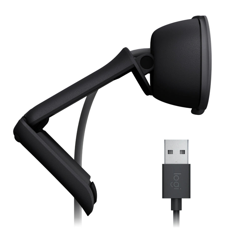 Веб-камера Logitech Brio 100 Full HD Webcam - Graphite (960-001585, 960-001587)