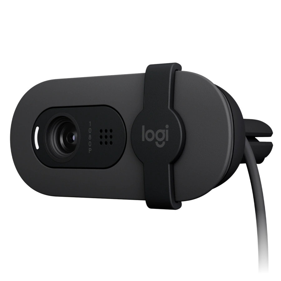 Веб-камера Logitech Brio 100 Full HD Webcam - Graphite (960-001585, 960-001587)