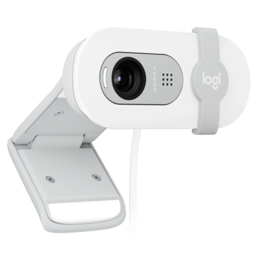 Веб-камера Logitech Brio 100 Full HD Webcam - Off White (960-001617)