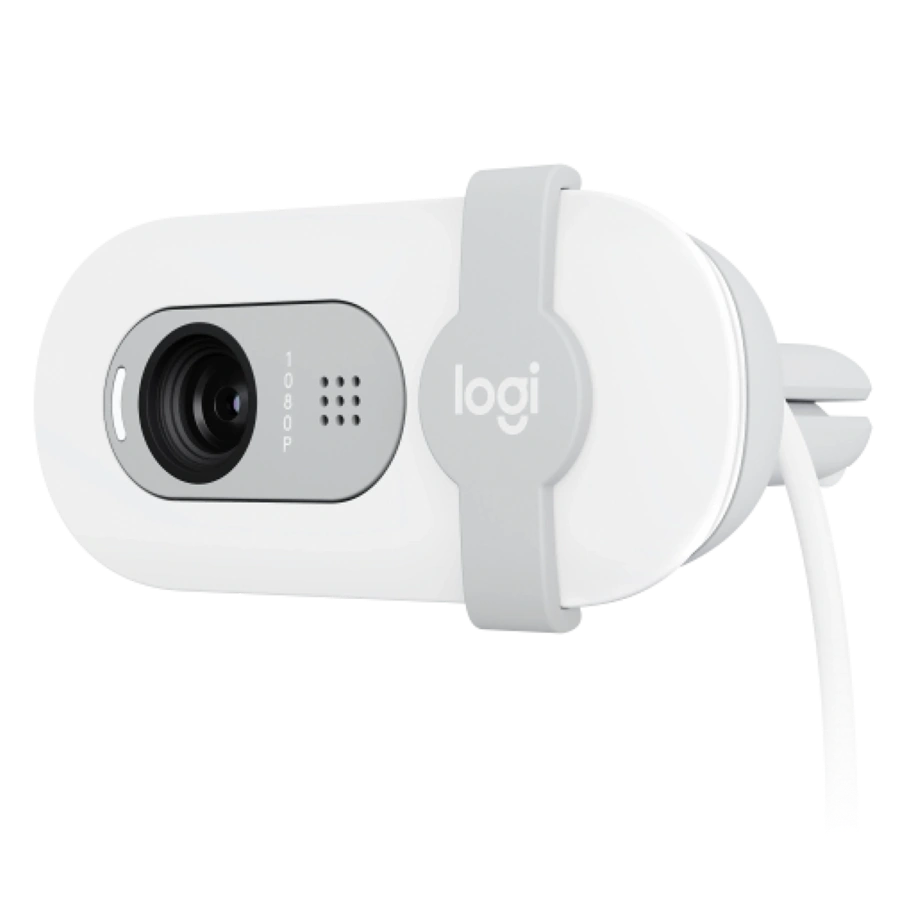 Веб-камера Logitech Brio 100 Full HD Webcam - Off White (960-001617)