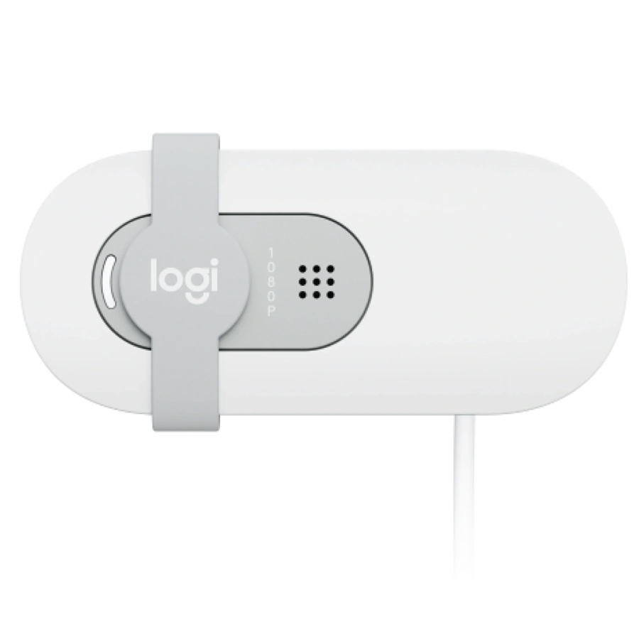 Веб-камера Logitech Brio 100 Full HD Webcam - Off White (960-001617)