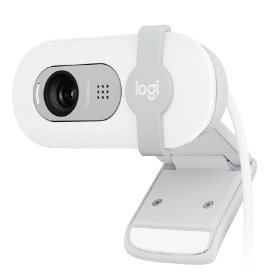 Веб-камера Logitech Brio 100 Full HD Webcam - Off White (960-001617)