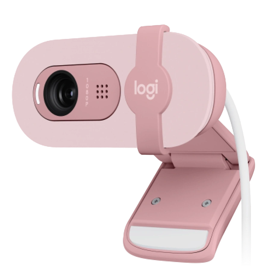 Веб-камера Logitech Brio 100 Full HD Webcam - Rose (960-001623)