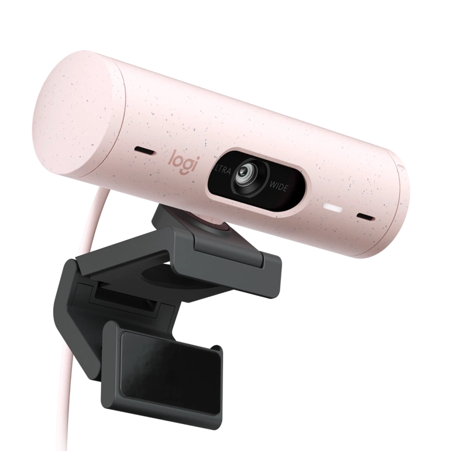 Веб-камера Logitech Brio 500 - Rose (960-001421)