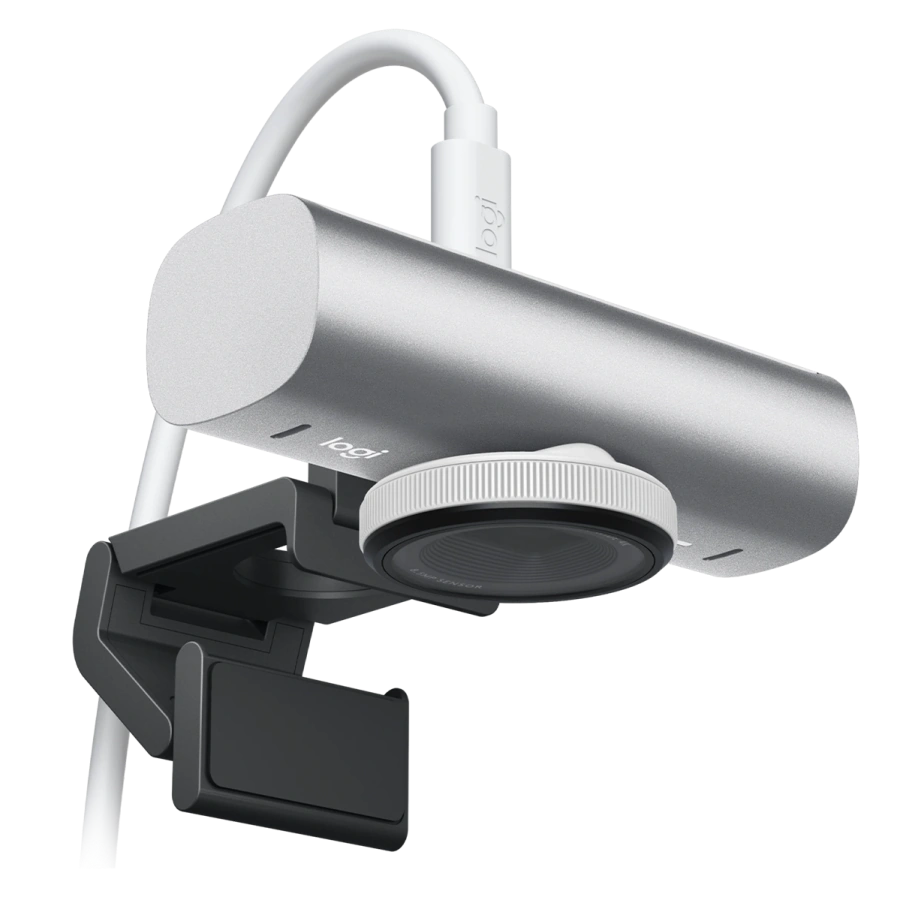 Веб-камера Logitech MX Brio 4K - Pale Grey (960-001554, 960-001550)