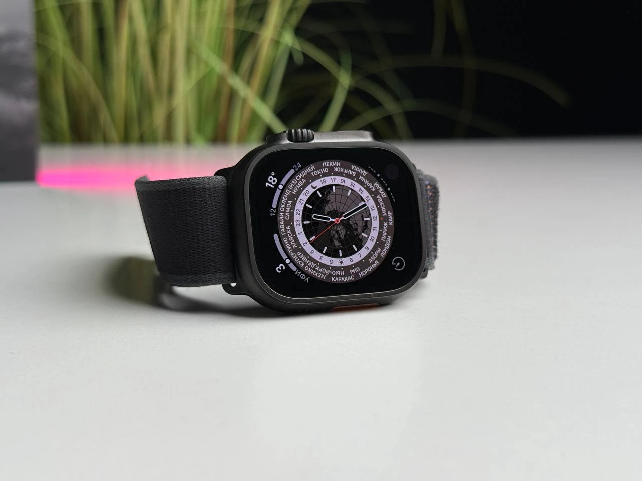 ВІТРИННІ Apple Watch Ultra 2 2024 GPS + Cellular 49mm Black Titanium Case with Black Trail Loop - M/L (MX4V3) | Стан: гарний | Акумулятор: 100% | Гарантія: 1 місяць | Комплект: повний