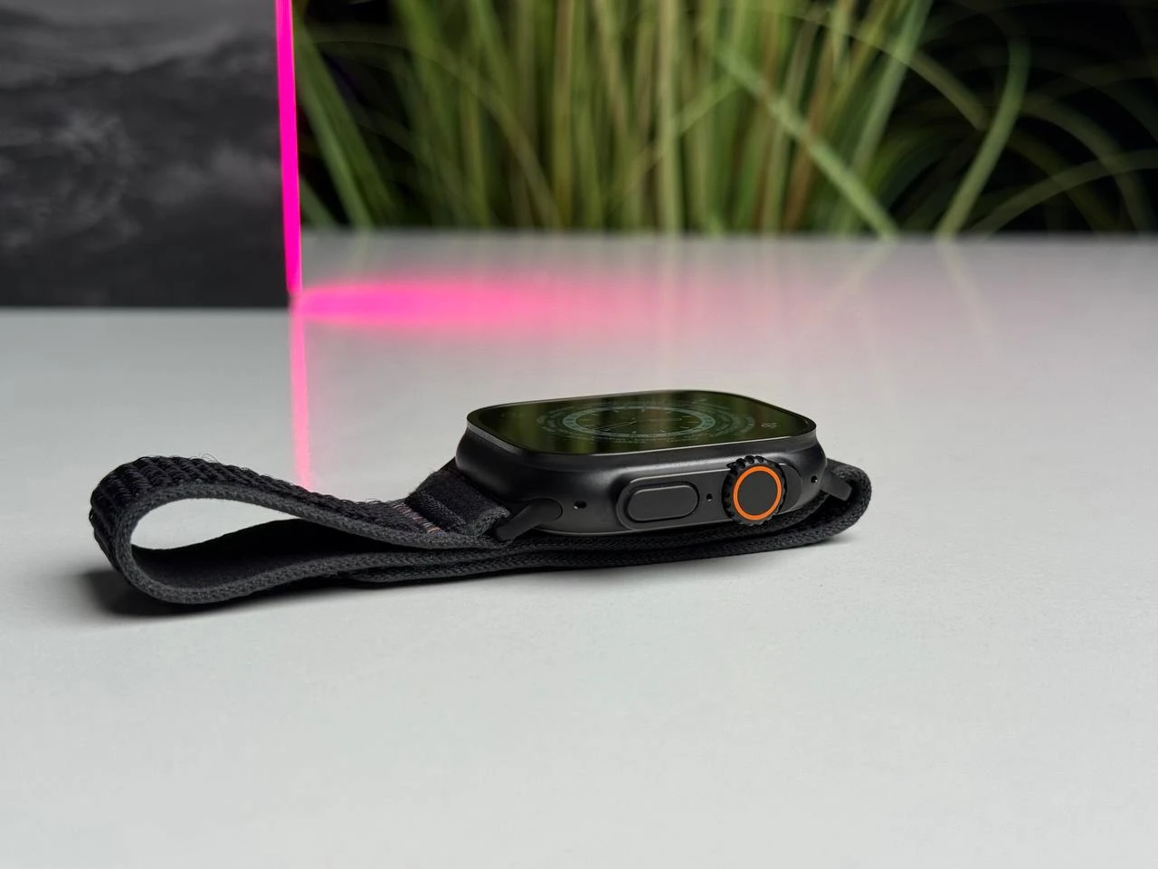 ВІТРИННІ Apple Watch Ultra 2 2024 GPS + Cellular 49mm Black Titanium Case with Black Trail Loop - M/L (MX4V3) | Стан: гарний | Акумулятор: 100% | Гарантія: 1 місяць | Комплект: повний