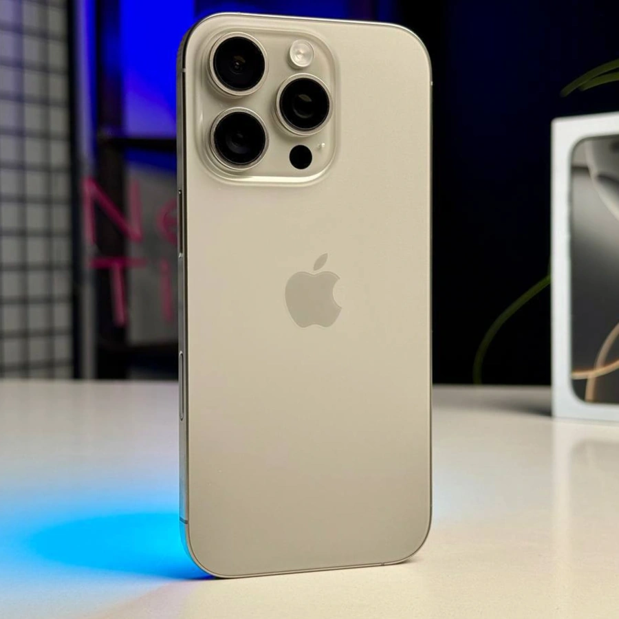 ВИТРИННЫЙ Apple iPhone 16 Pro 256GB Natural Titanium (MYNL3) | Состояние: идеальное | Аккумулятор: 100% (11 циклов) | Гарантия: 6 месяцев | Комплект: полный