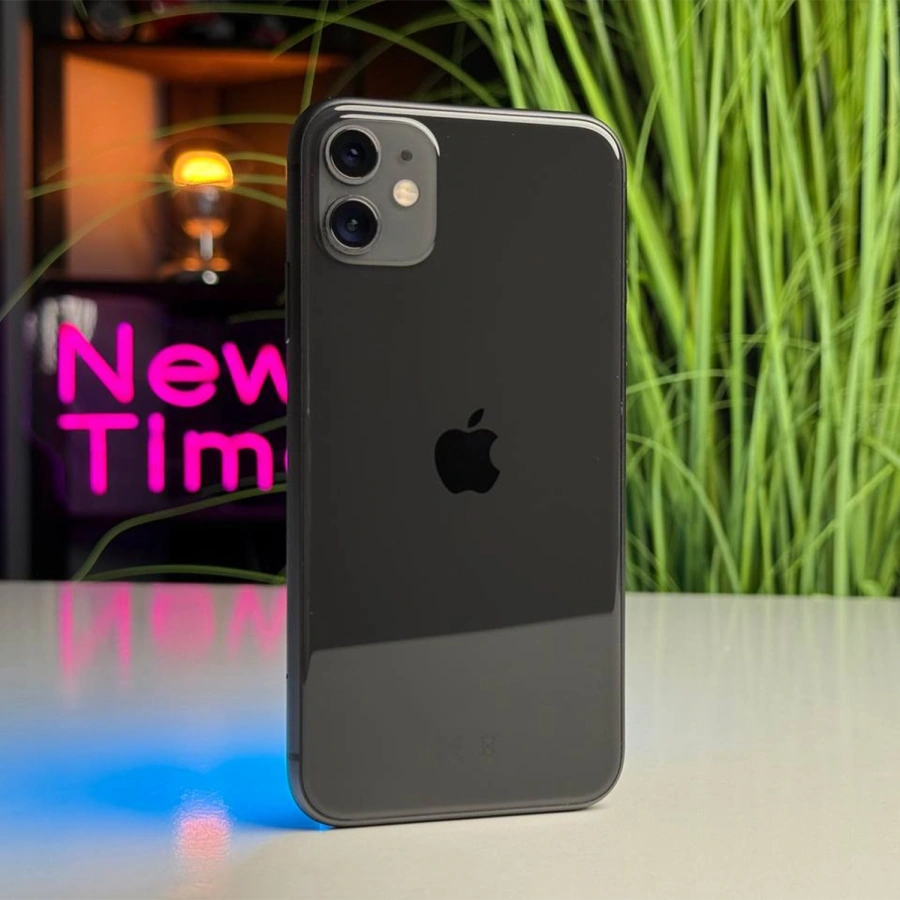 Б/У iPhone 11 128GB Black (MHCX3, MHDH3) | Состояние: хорошее, следы использования | Аккумулятор: 100% | Гарантия: 1 месяц | Комплект: полный