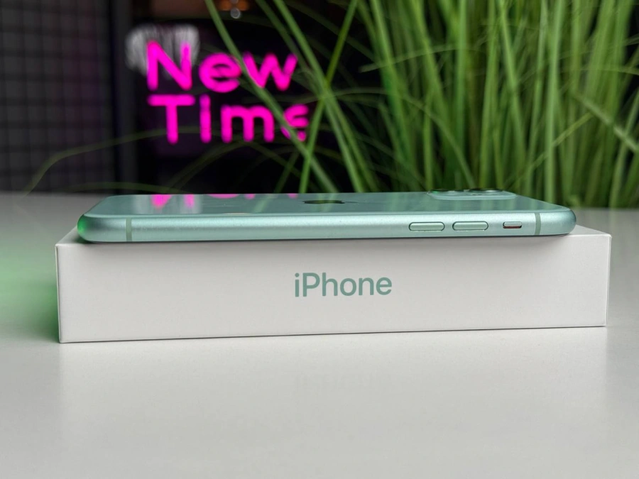 Б/У iPhone 11 128GB Green (MWLK2) | Состояние: хорошее | Аккумулятор: 100% | Гарантия: 1 месяц | Комплект: полный