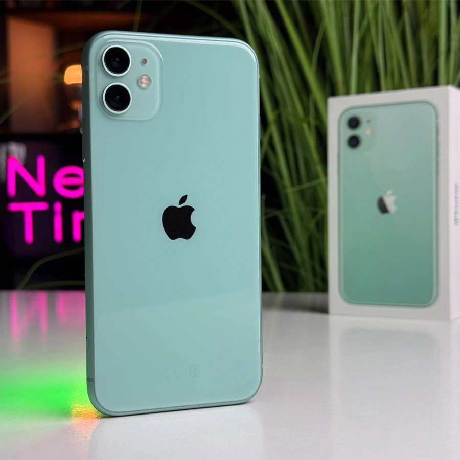 Б/У iPhone 11 128GB Green (MWLK2) | Состояние: хорошее | Аккумулятор: 100% | Гарантия: 1 месяц | Комплект: полный