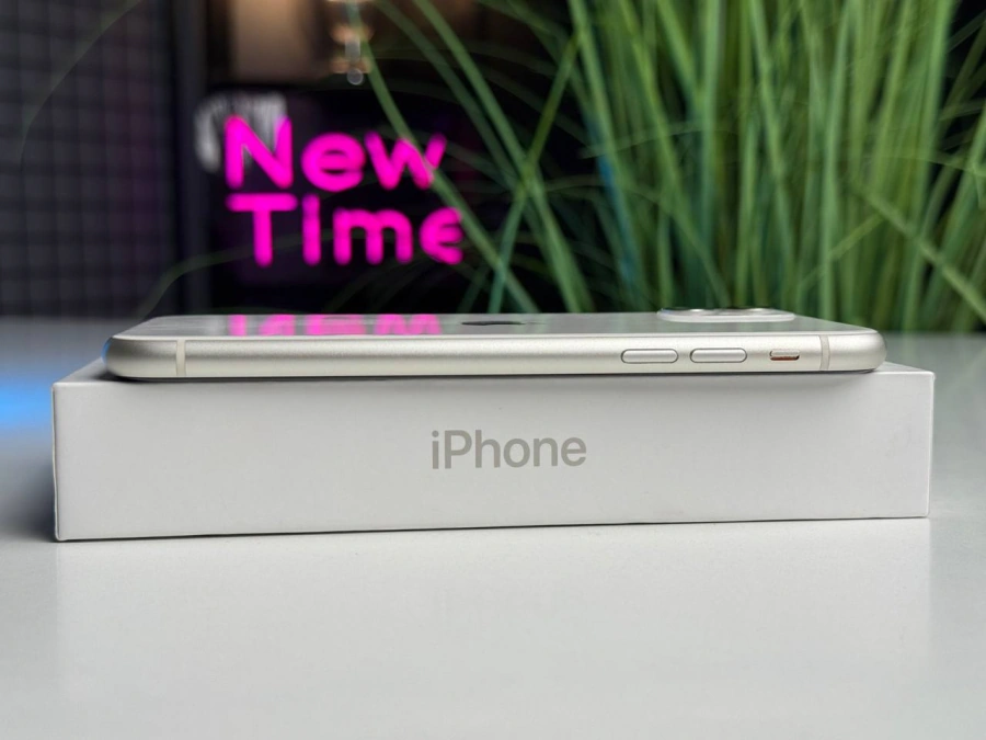 Б/У Apple iPhone 11 128GB White (MHCY3, MHDJ3) | Состояние: хорошее | Аккумулятор: 100% | Гарантия: 1 месяц | Комплект: полный