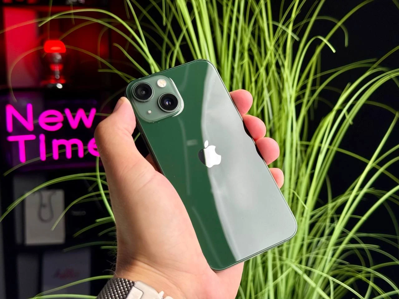 Б/У iPhone 13 Mini 128GB Green (MNF83, MNFF3) | Состояние: хорошее | Аккумулятор: 100% | Гарантия: 1 месяц | Комплект: кабель