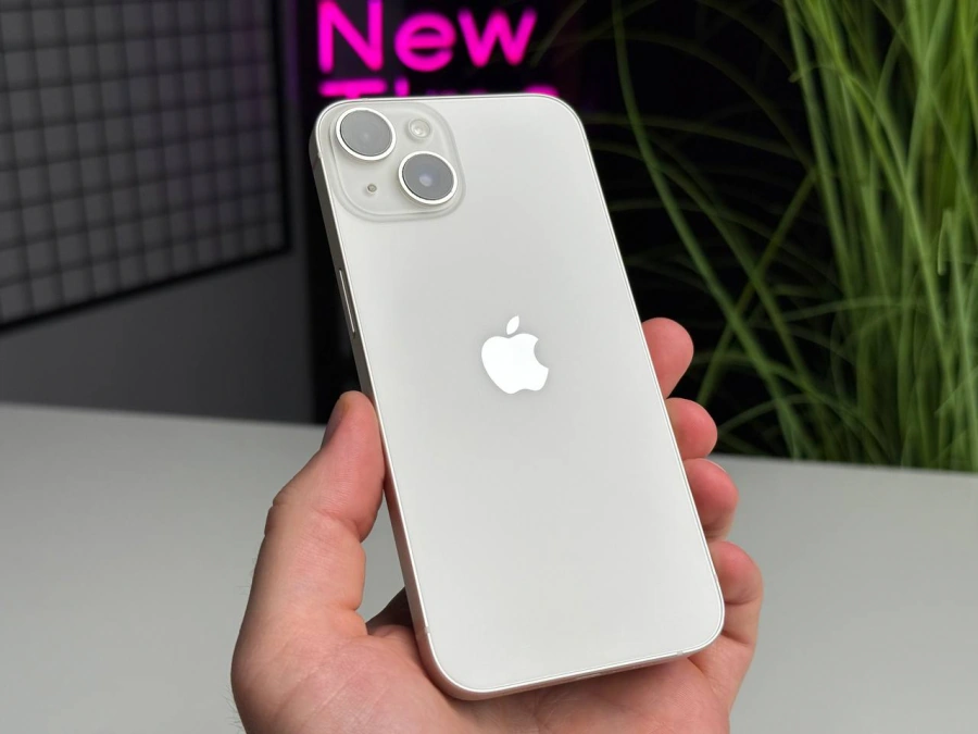 ВЖИВАНИЙ Apple iPhone 14 256GB Starlight (MPW43) | Стан: задовільний | Акумулятор: 100% | Гарантія: 1 місяць | Комплект: кабель