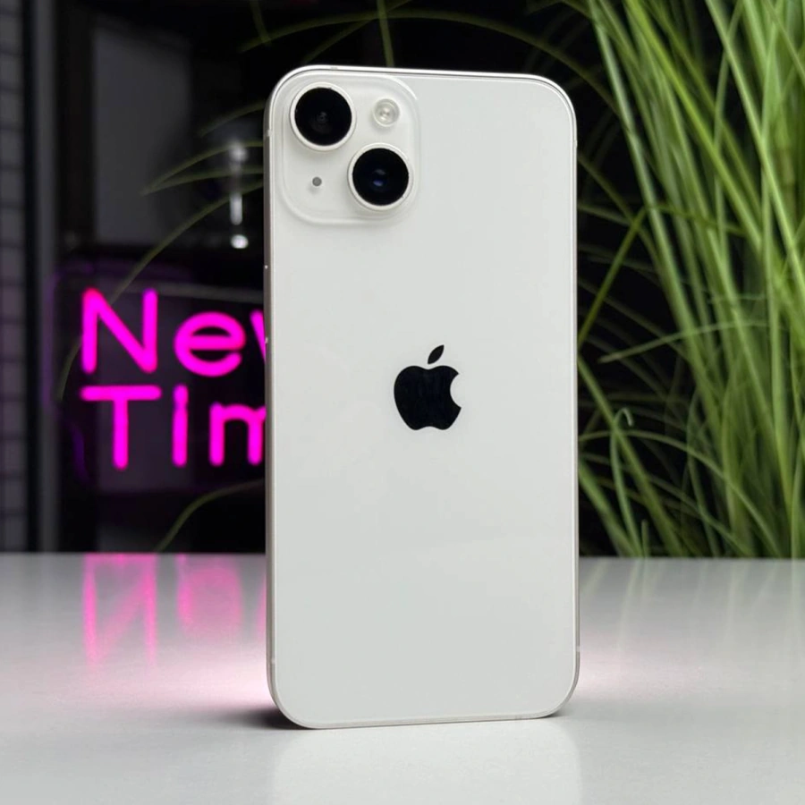 ВЖИВАНИЙ Apple iPhone 14 256GB Starlight (MPW43) | Стан: задовільний | Акумулятор: 100% | Гарантія: 1 місяць | Комплект: кабель