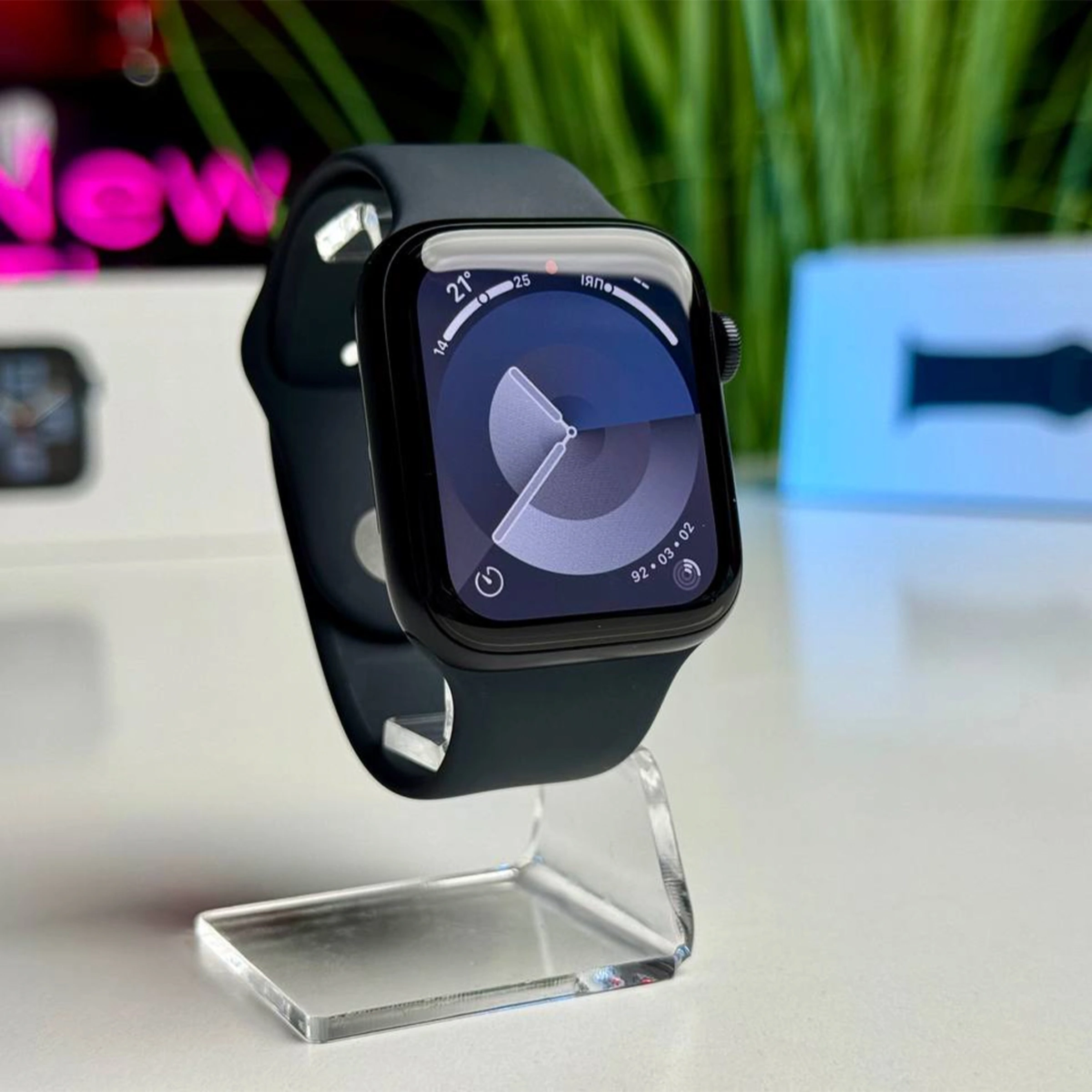 OPEN BOX Apple Watch SE 2 2024 GPS 44mm Midnight Aluminum Case with Midnight Sport Band - M/L (MXEK3) | Состояние: идеальное | Аккумулятор: 100% | Гарантия: 12 месяцев (гарантия Apple до 2026-07-22) | Комплект: полный