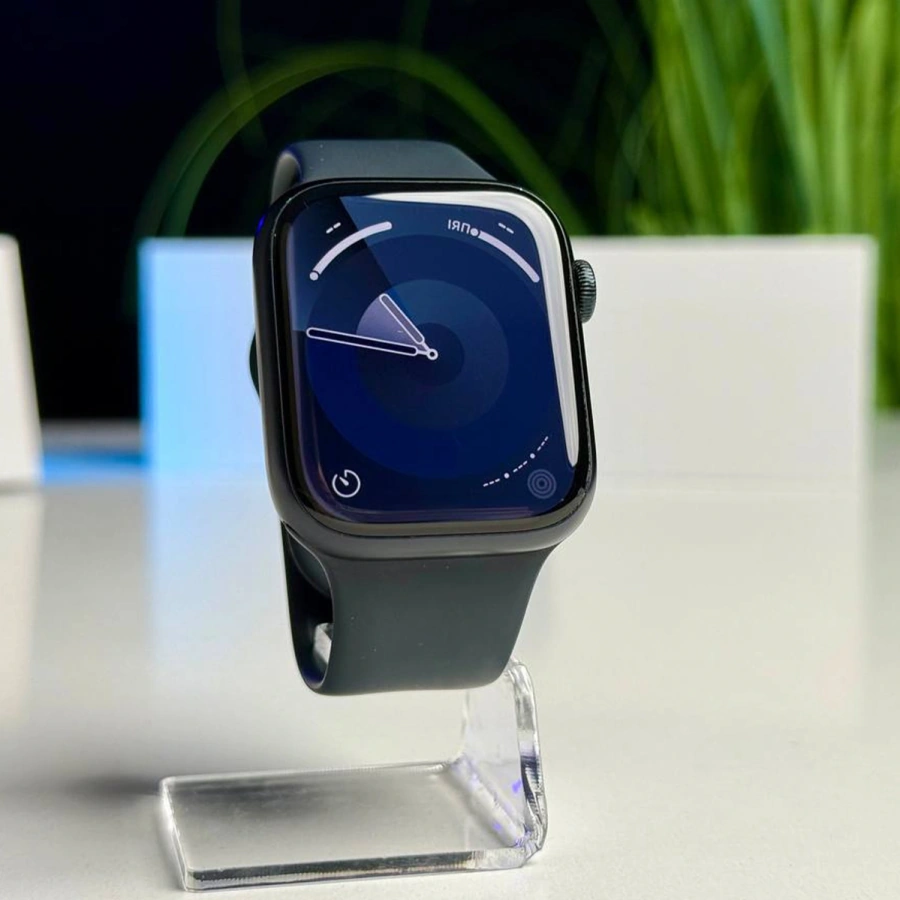ВЖИВАНИЙ Apple Watch Series 9 GPS 45mm Midnight Aluminum Case with Midnight Sport Band - S/M (MR993) | Стан: гарний | Акумулятор: 91% | Гарантія: 1 місяць | Комплект: повний