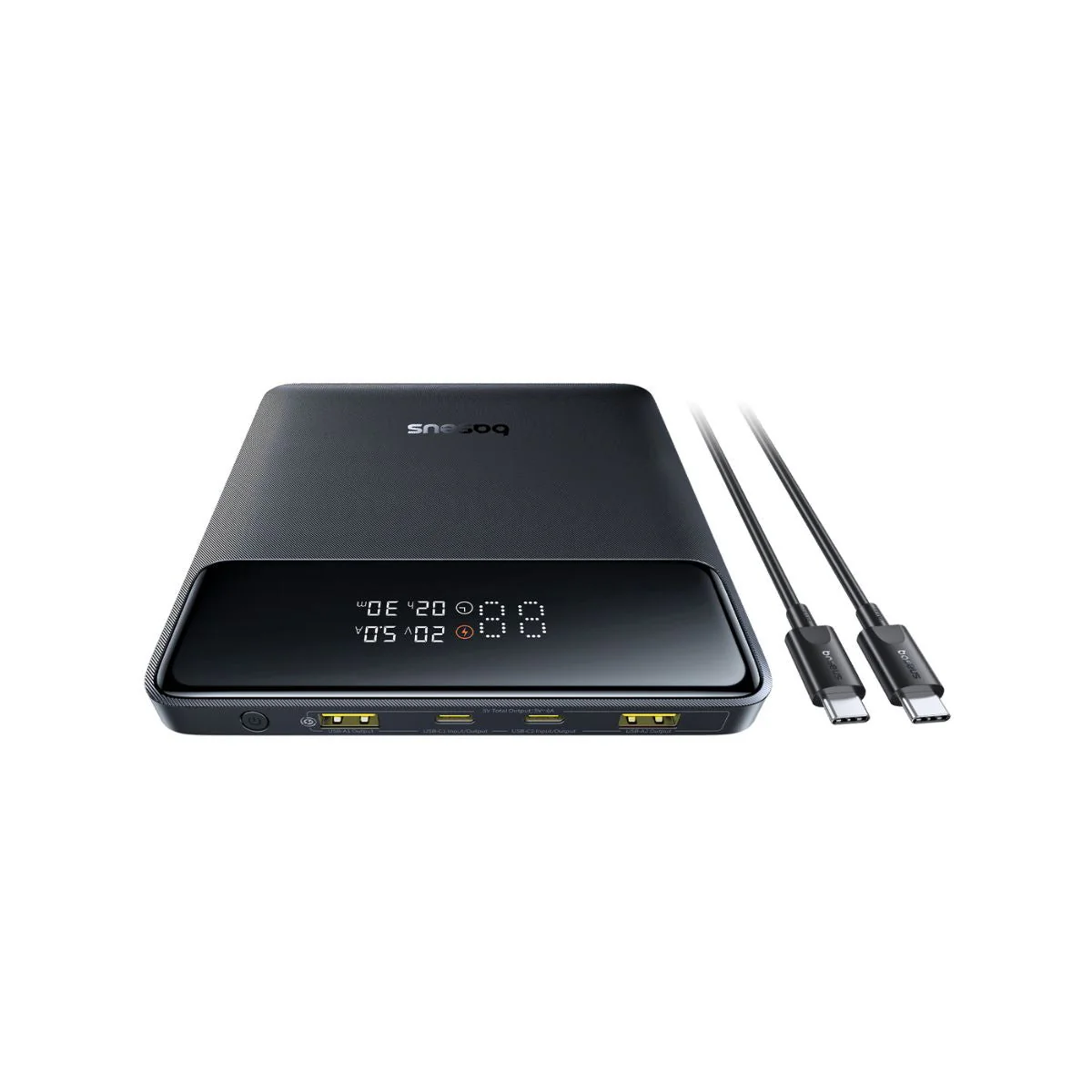 Зовнішній акумулятор Baseus Blade Power Digital Display Fast Charging Power Bank HD Edition 20000mAh 100W - Black (PPBL000301)