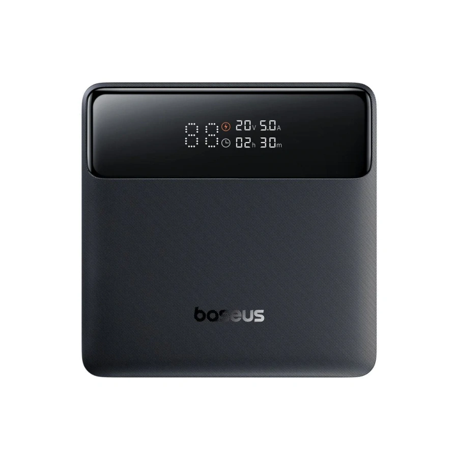 Зовнішній акумулятор Baseus Blade Power Digital Display Fast Charging Power Bank HD Edition 20000mAh 100W - Black (PPBL000301)