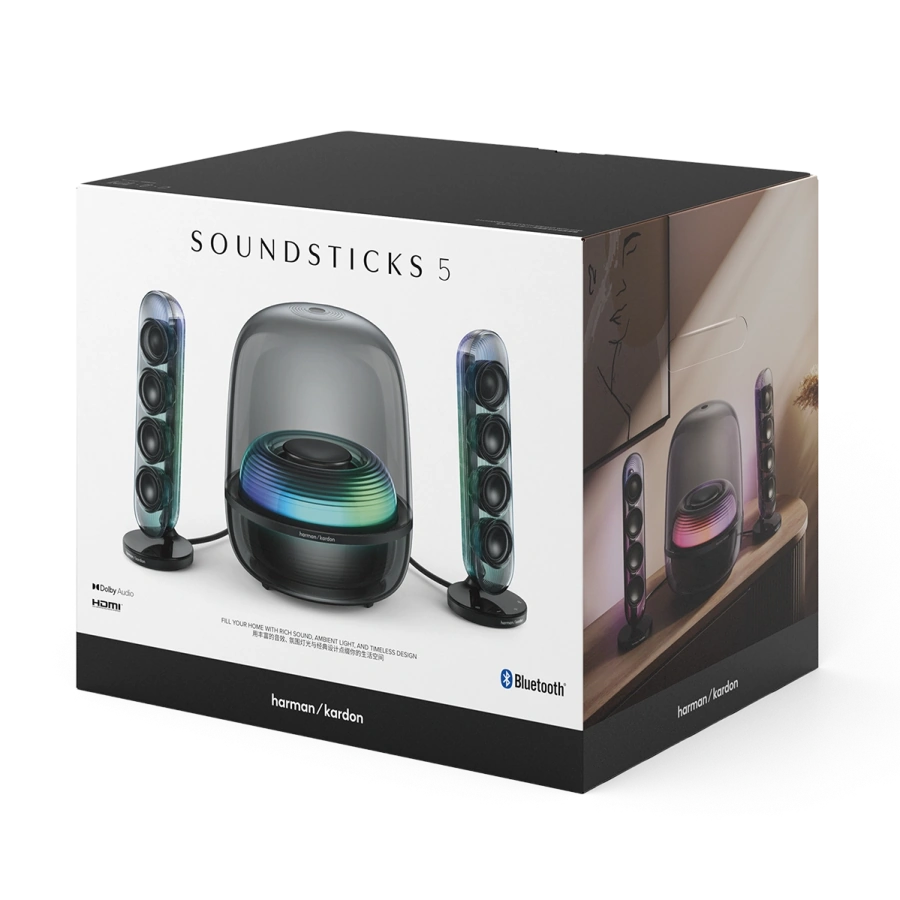 Акустична система Harman Kardon SoundSticks 5 - Black (HKSOUNDSTK5BEP)