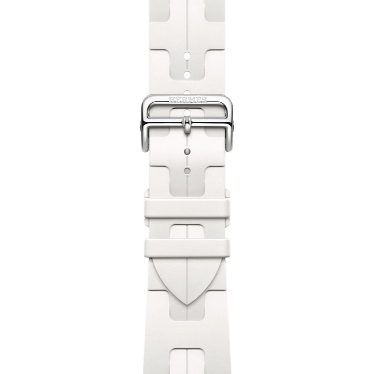 Apple Watch Hermès Series 11 GPS + Cellular 46mm Silver Titanium Case with Blanc Kilim Single Tour (MFC64+MDWC4)