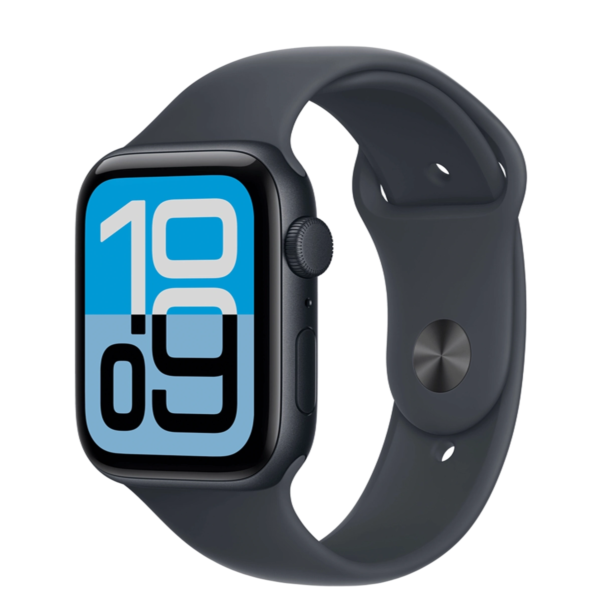 Apple Watch SE 3 GPS 44mm Midnight Aluminum Case with Midnight Sport Band - M/L (MEHQ4)