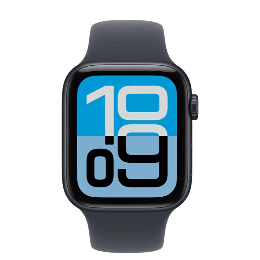 Apple Watch SE 3 GPS 44mm Midnight Aluminum Case with Midnight Sport Band - S/M (MEHN4)