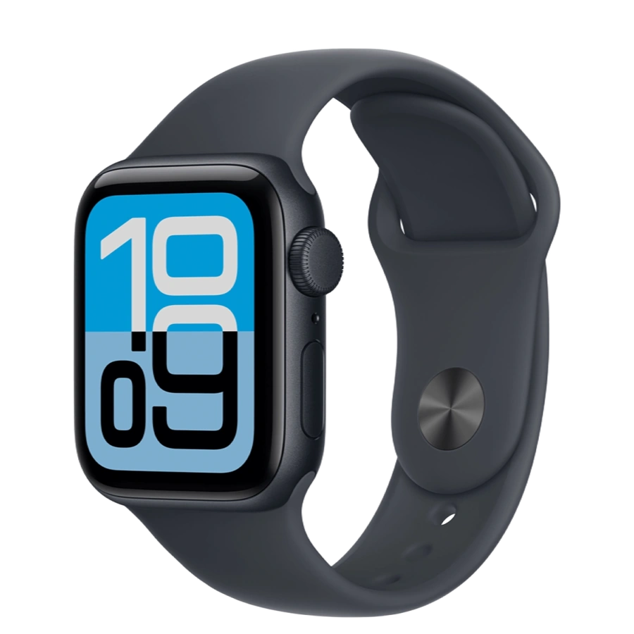 Apple Watch SE 3 GPS 40mm Midnight Aluminum Case with Midnight Sport Band - S/M (MEH94)