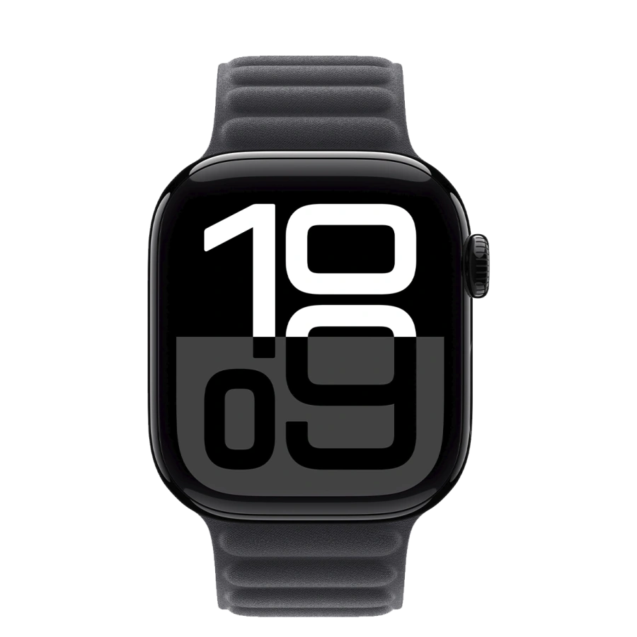 Apple Watch Series 10 GPS 42mm Jet Black Aluminum Case with Black Magnetic Link - S/M (MWWX3+MXWQ3)