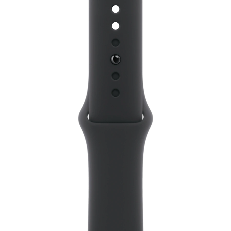 Apple Watch Series 11 GPS 42mm Jet Black Aluminum Case with Black Sport Band - S/M (MEQT4)