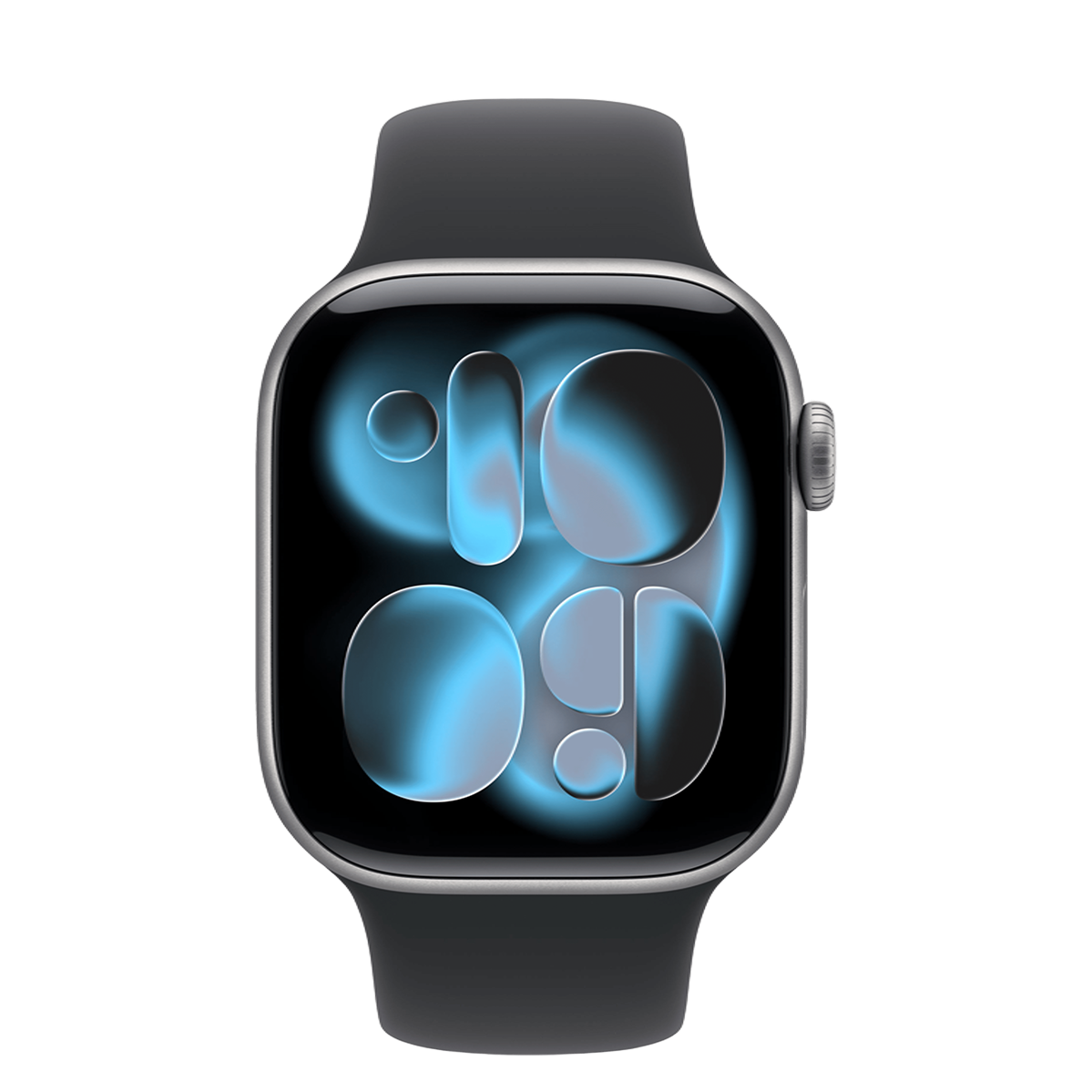 Apple Watch Series 11 GPS 42mm Space Gray Aluminum Case with Black Sport Band - S/M (MEQW4)