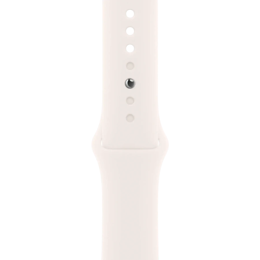 Apple Watch Series 11 GPS 46mm Rose Gold Aluminum Case with Light Blush Sport Band - M/L (MEV74)