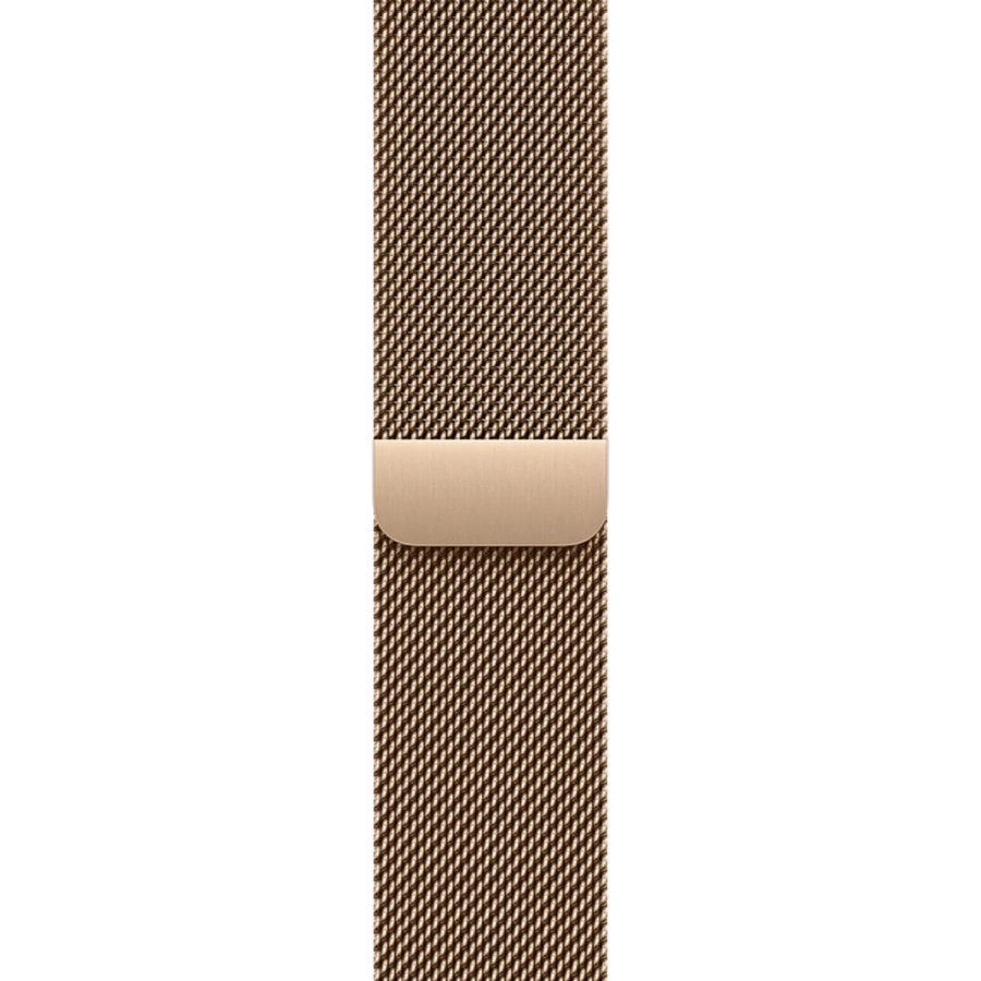 Apple Watch Series 11 GPS + Cellular 42mm Gold Titanium Case with Gold Milanese Loop (MF8Y4)